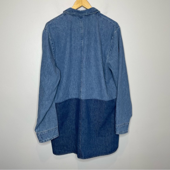 Triarchy | Le Artiste | Two-Tone Denim Shirt | Size M - Picture 11 of 12